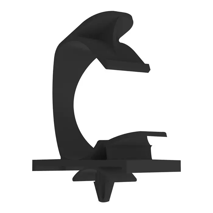 PANDUIT Cable Clamps / Cable Clips CABLE CLAMP, NYLON 6.6, 9.5MM, BLACK, LWC38-H25-C20 (Pack of 100)