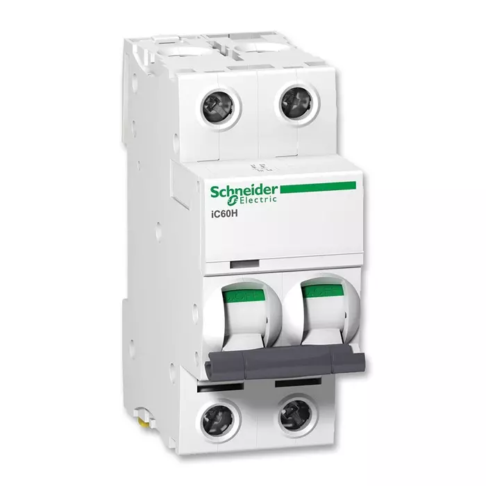 SCHNEIDER ELECTRIC Thermal Magnetic Circuit Breakers CIRCUIT BREAKER, THERMAL MAGNETIC, 2POLE, A9F55204