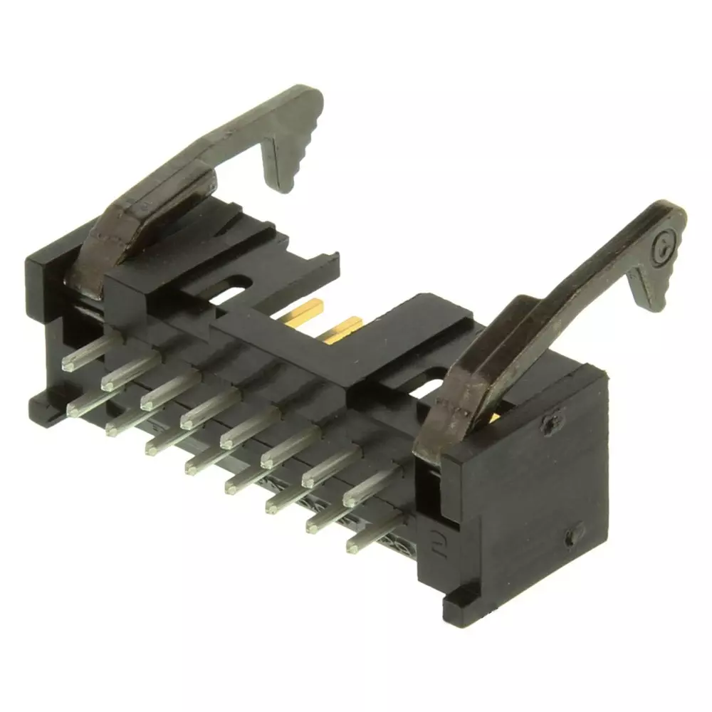 AMP - TE CONNECTIVITY WIRE-BOARD CONNECTOR, HEADER, 16 POSITION, 2.54MM, 1761608-6
