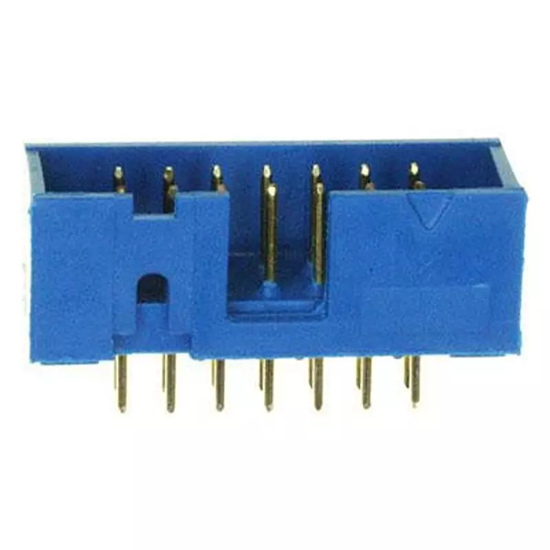 AMPHENOL COMMUNICATIONS SOLUTIONS WIRE-BOARD CONNECTOR, HEADER, 14 POSITION, 2.54MM, 66506-038LF