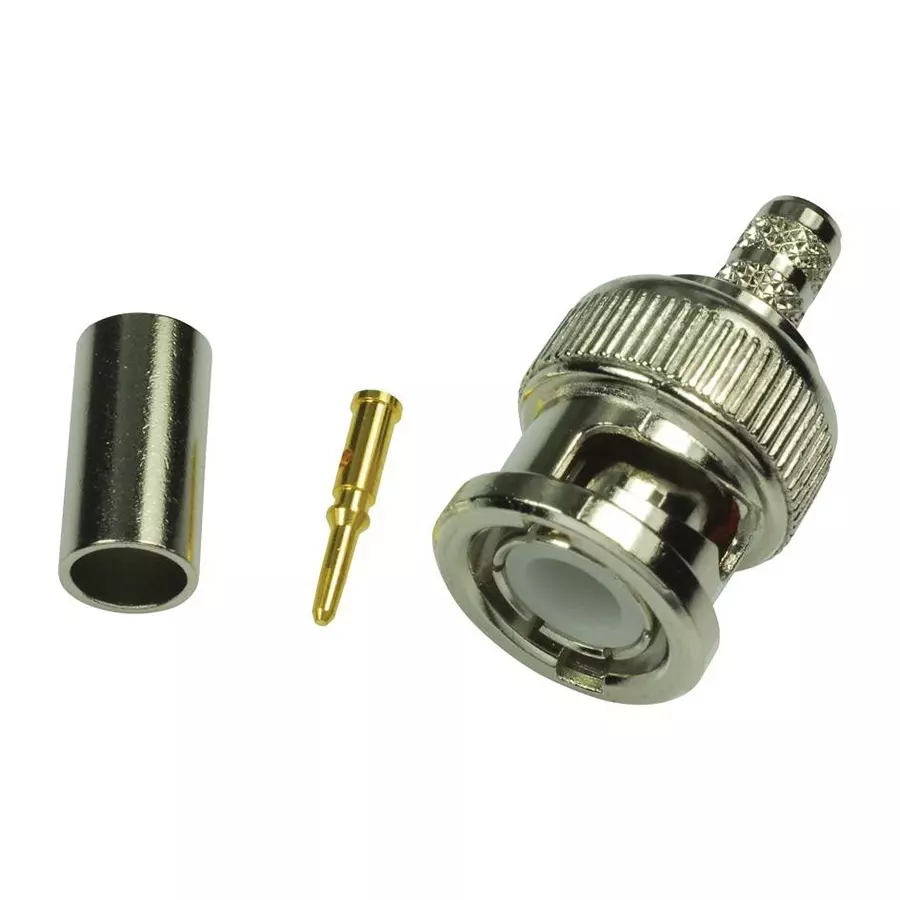 AMPHENOL RF CONNECTOR, BNC, PLUG, 50 OHM, CABLE, 112120