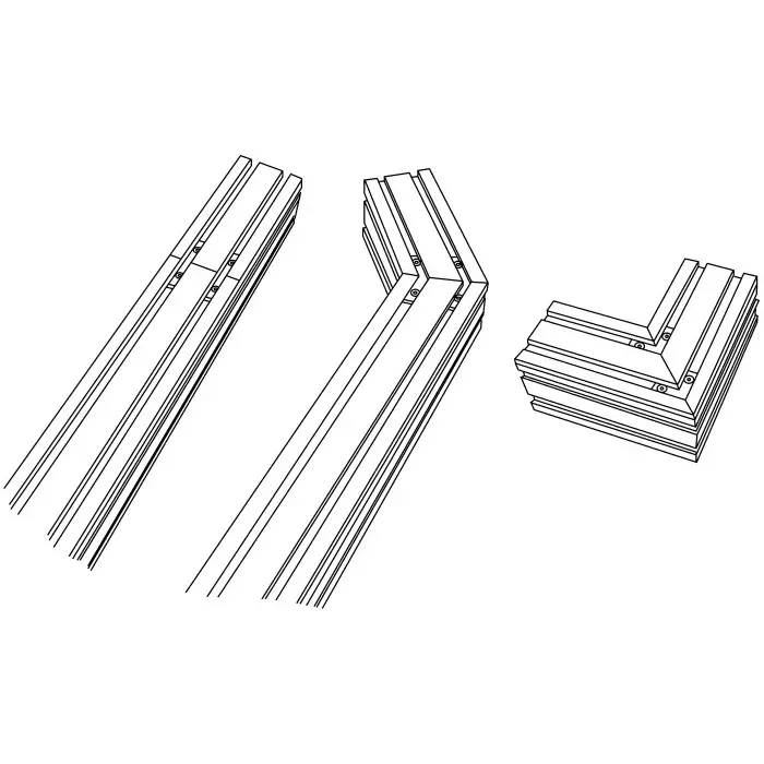 FlexLink M6 90 ° Connector Connecting Component Strut Profile 22 mm 44 mm Groove Size 5.5 mm, XDFW 9