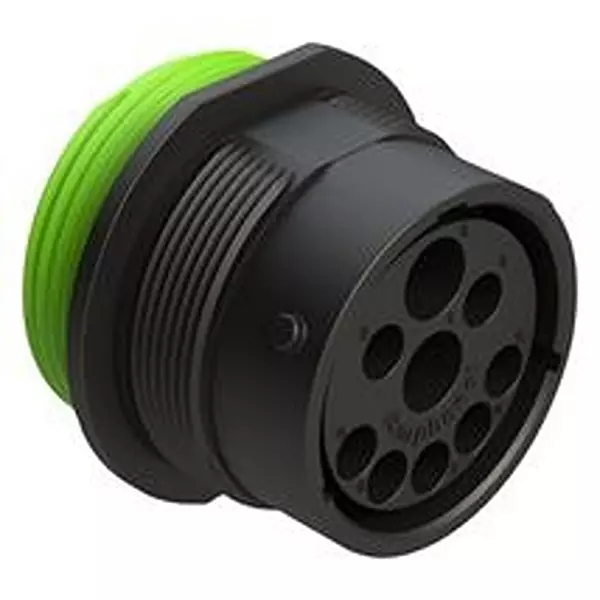AMPHENOL SINE/TUCHEL Circular Connector, RCPT, 9POS, CRIMP, AHDP04-24-91PN-WTA.
