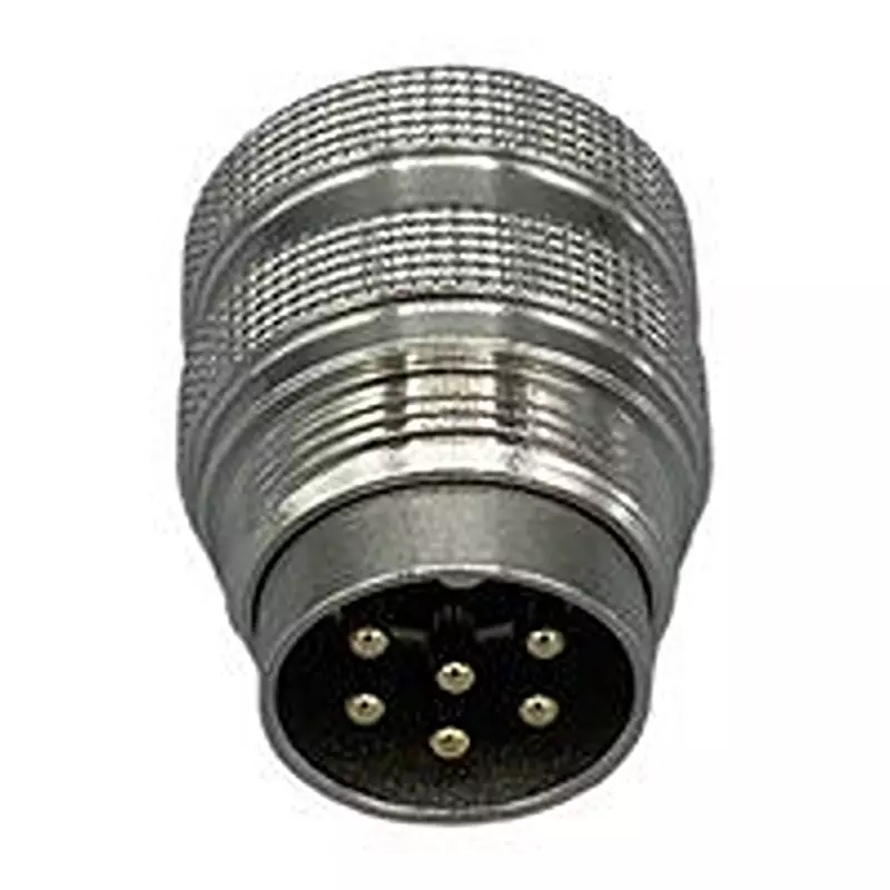 NORCOMP Circular Connector, PLUG, 8POS, SOLDER, 878-008-103RLS1