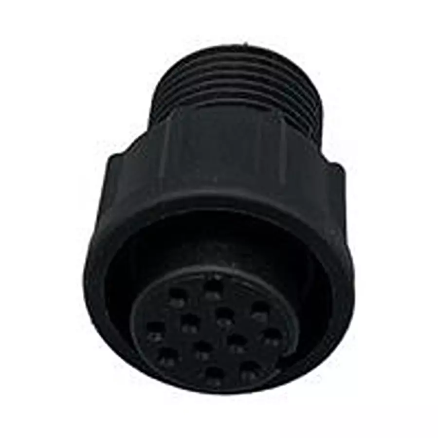 NORCOMP Circular Connector, RCPT, 12POS, SOLDER, 868-012-203R001.
