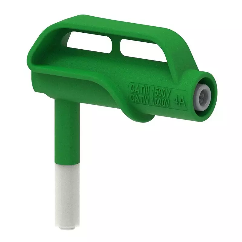 CAL TEST ELECTRONICS 10 mm Magnetic Conn-Sheathed 4 mm Jack/Grn, CT4520-5