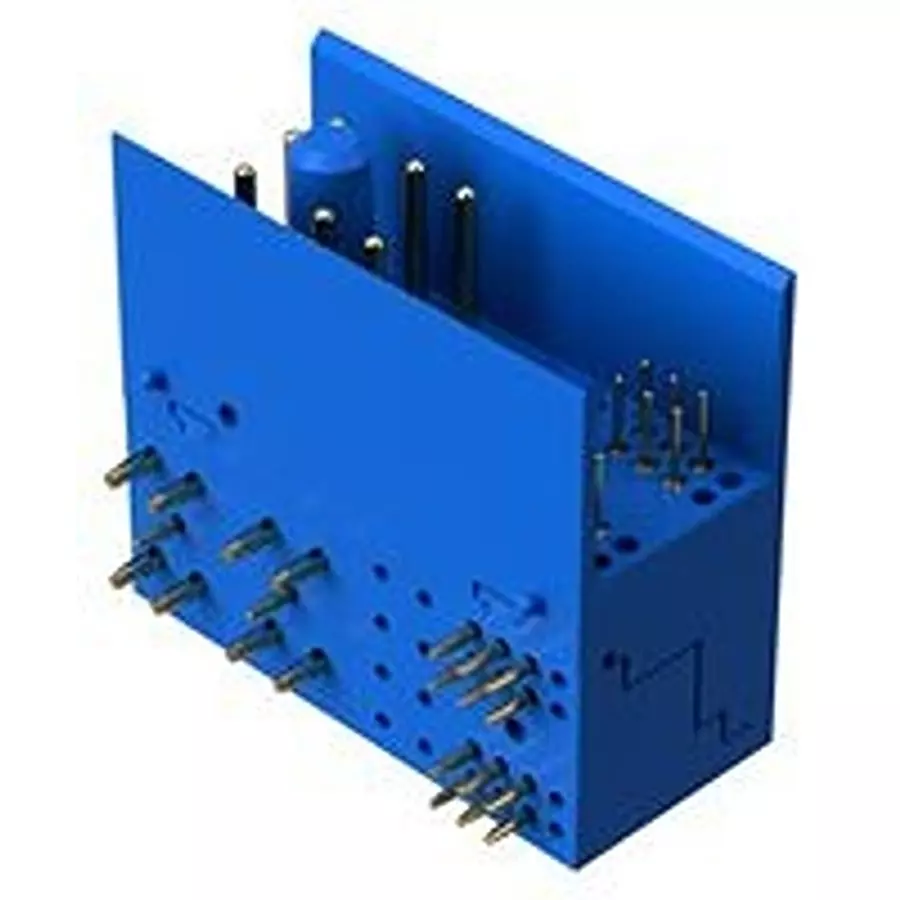 POSITRONIC Rect Pwr Conn, R/A Plug, 22Pos, Pcb, VPB22W8M6200A1/AA