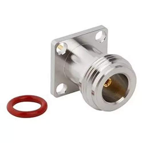 AMPHENOL RF Rf Conn, N Flanged Jack, 50 Ohm, 172254