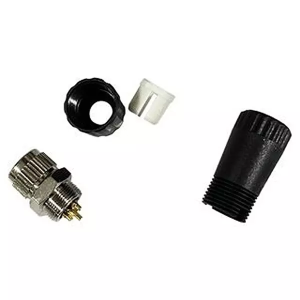 NORCOMP Sensor Conn, M8, 8Pos, Rcpt, Cable, 854-008-203RKT4