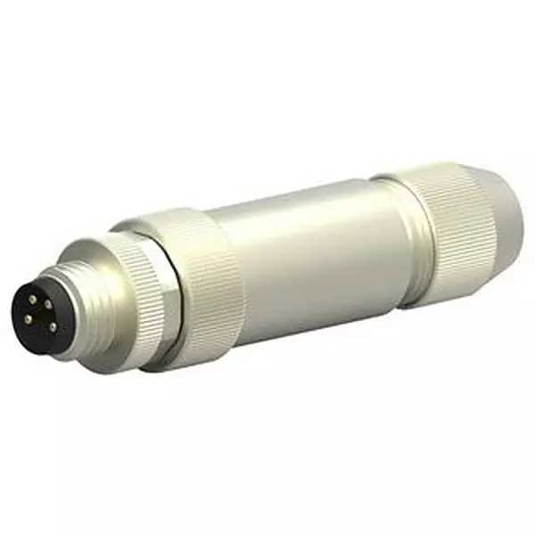 TE CONNECTIVITY Sensor Connector, M12, Plug, 3Pos, T4111011031-000