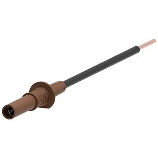 CAL TEST ELECTRONICS Tb Adaptor, Jack, 1K V, 15A, Brown, Cable, CT4534-1