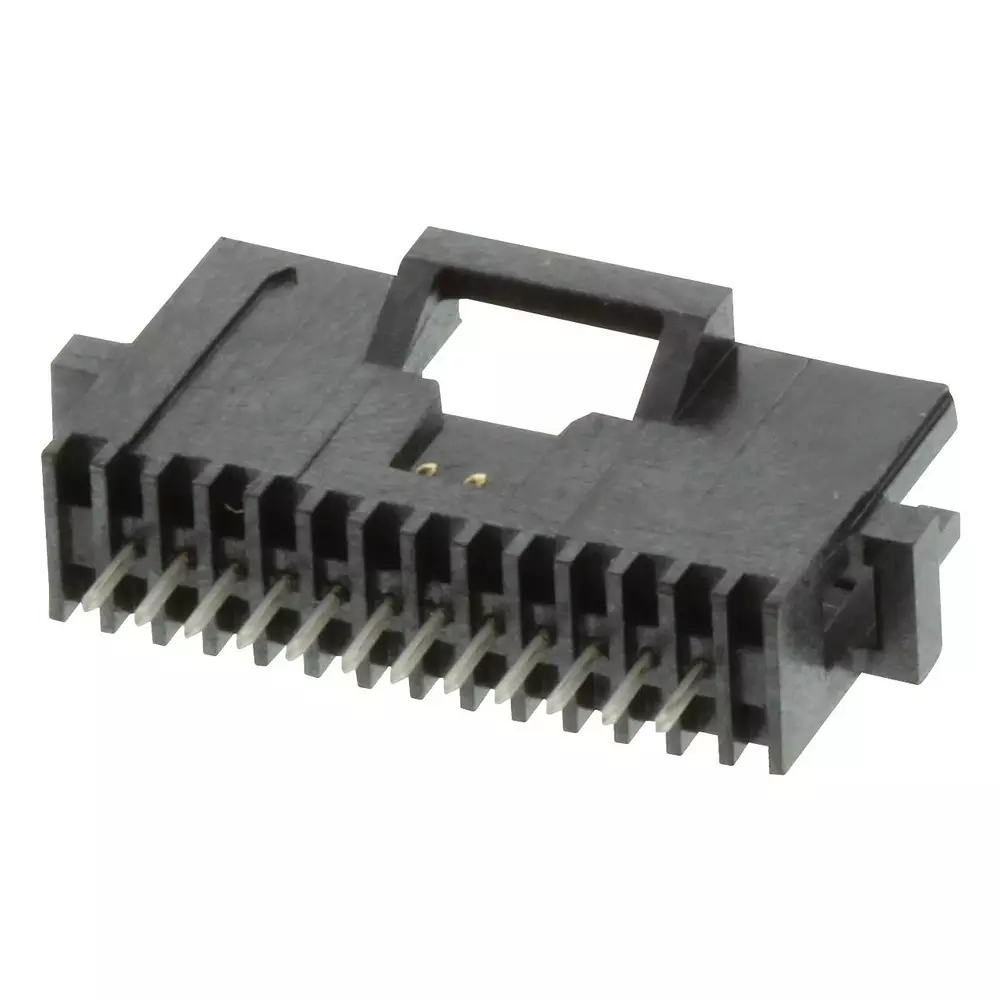 AMP - TE CONNECTIVITY Wtb Conn, Header, 12Pos, 1Row, 1.27 mm, 6-104071-1