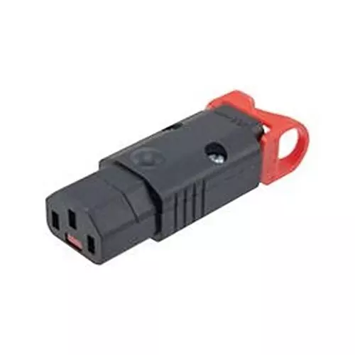L-COM Iec Power Conn, C13, 15A/250 V, Screw, ACPWRC-C13L.