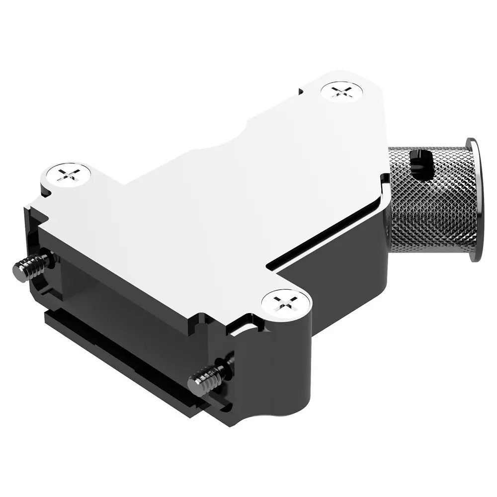 POSITRONIC D SUB BACKSHELL, 45DEG, SIZE DA, ALUM, D15000AKNE0/AA