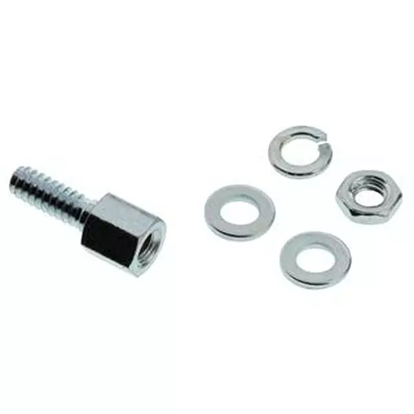 AMPHENOL COMMUNICATIONS SOLUTIONS Screw Lock, Female, 8.3Mm, 4-40, L17D204182 (Pack of 2)