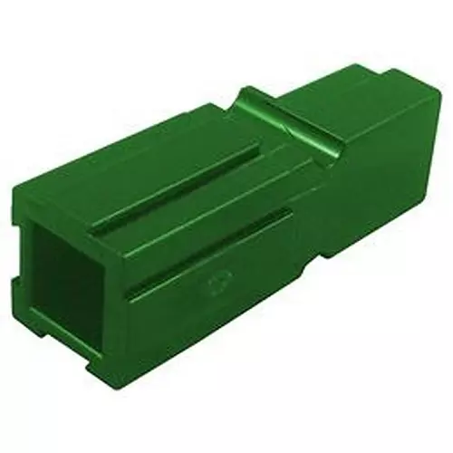 ANDERSON POWER PRODUCTS Plug/Rcpt Housing, 1Pos, Pc, Green, 1327G5Fp-Bk