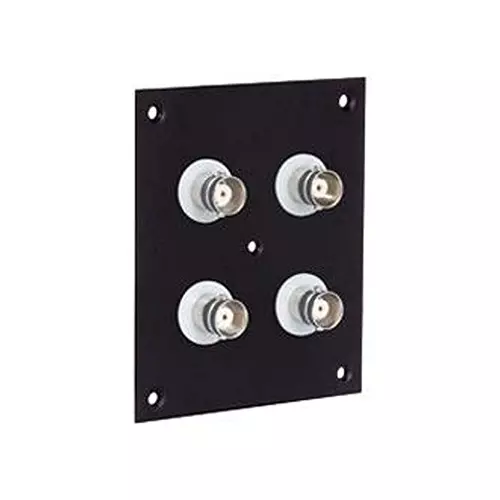 L-COM Usp Sub Panel, 4X Bnc Feed Thru, 4Port, Usp4Bdb