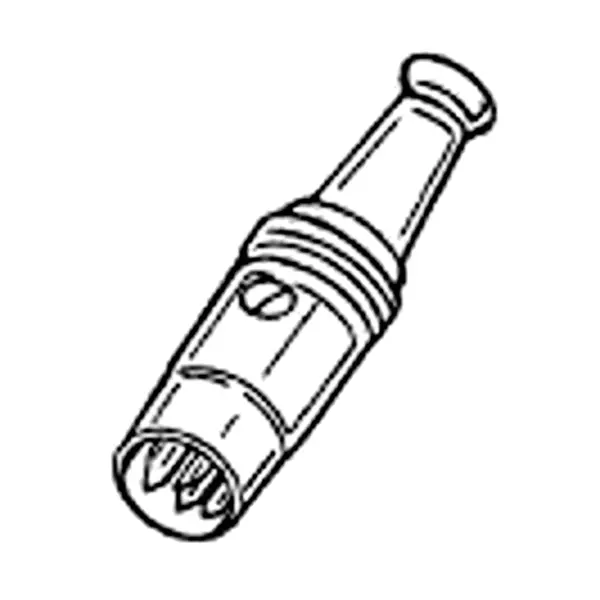 SWITCHCRAFT/CONXALL Connector, Din, Plug, 5 Position, 12Bl5Mx
