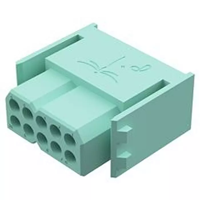 POSITRONIC Rect Pwr Housing, Rcpt, 10Pos, Cable, Df10F00/Aa