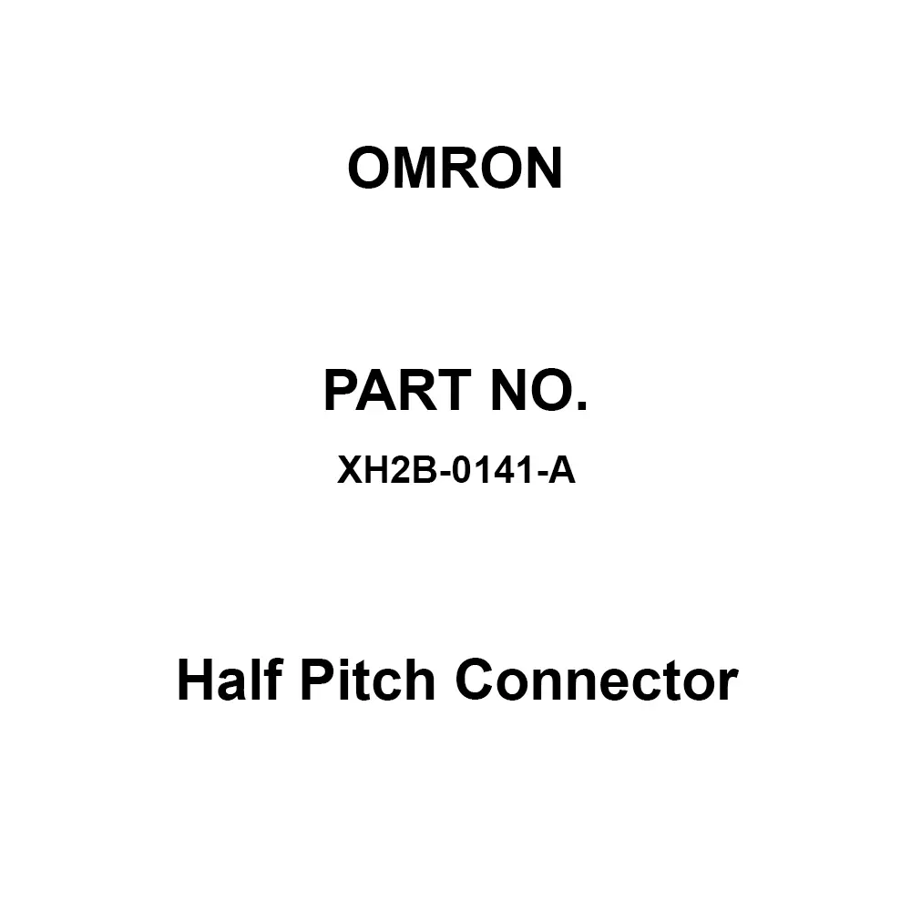 Omron Half Pitch Connector AC 125 V Rated Voltage, XH2B-0141-A
