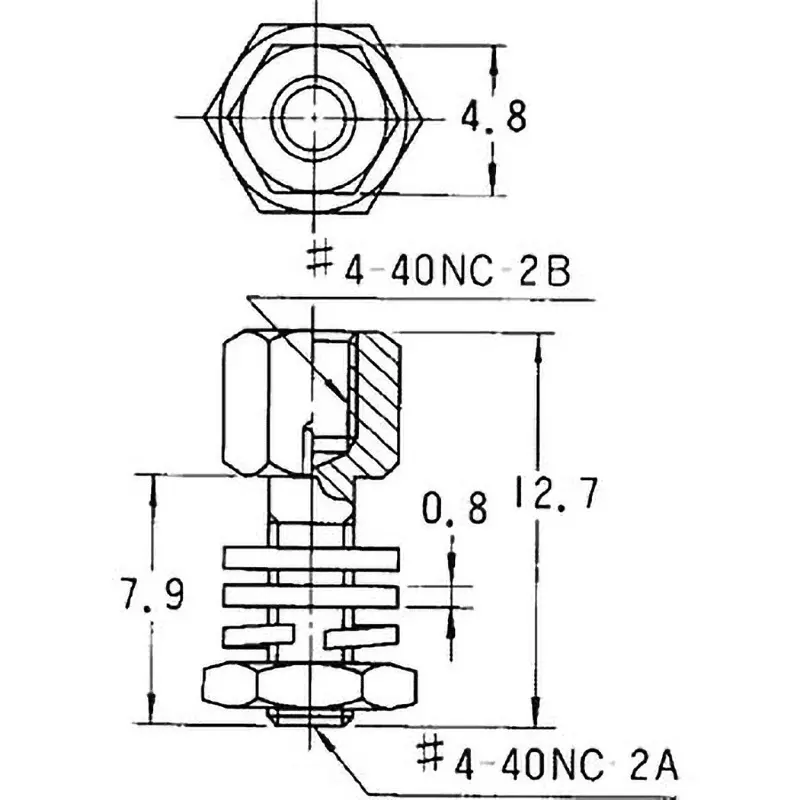 jae-d-sub-connector-mating-base-hexagon-a-screw-4-40-d20418-2r