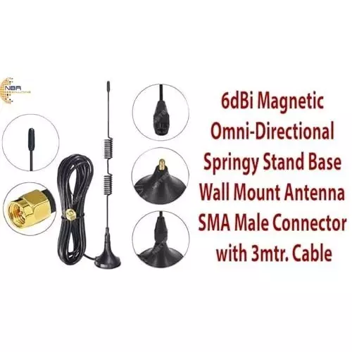 nbr-6dbi-gain-double-spring-magnetic-base-omni-directional-antenna-for-wifi-router-modem-rg174-extension-cable-3-meter-sma-male-2g-3g4g-700-2700mhz-omnidirectional-sma-male