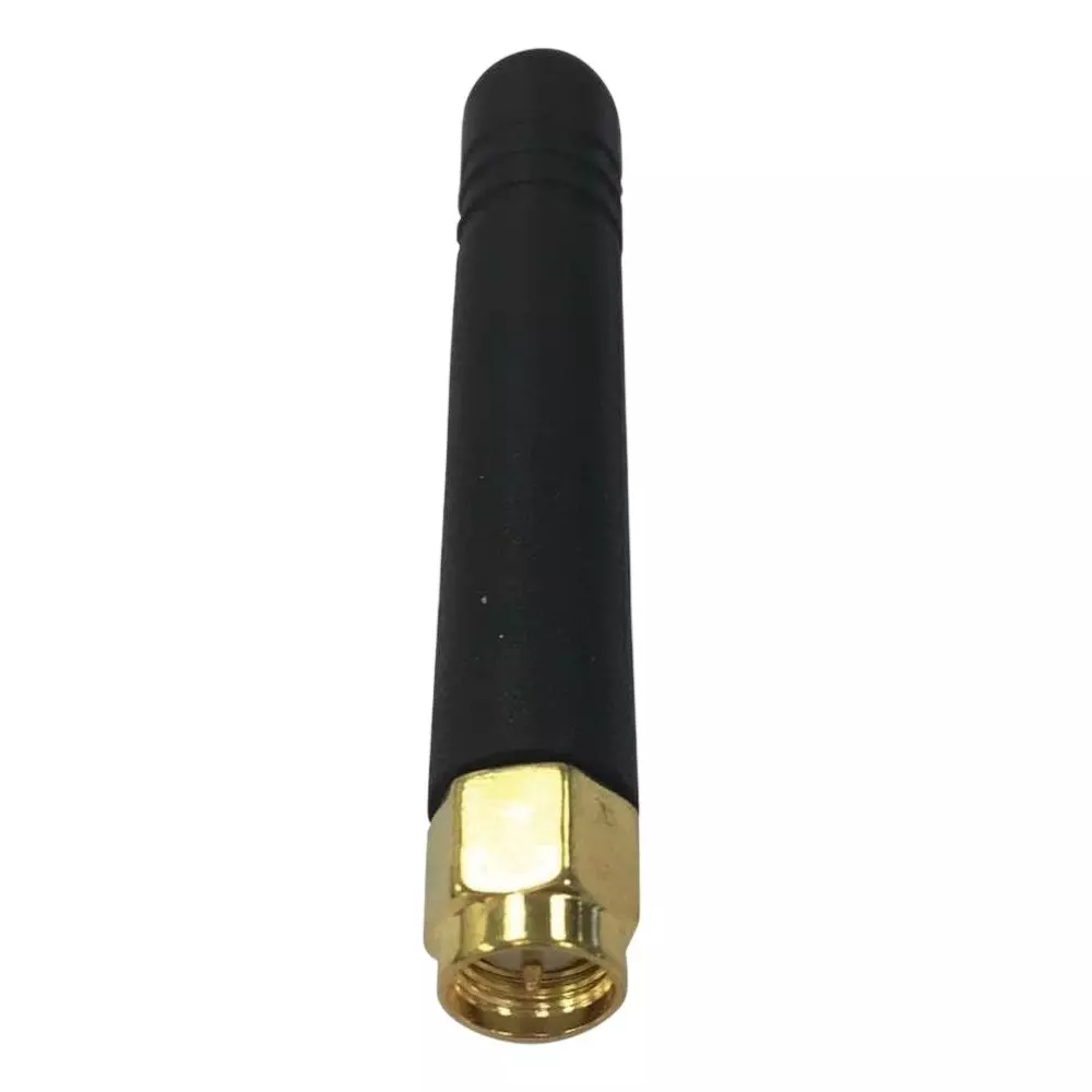 NBR Whip Rubber Duck Thumb Omni Antenna 2.5 dBi Gain 50 Ω Impedance with SMA Male Connector, WA006-1