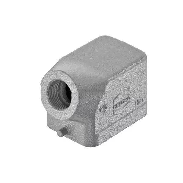 Harting Han Hood Connector M20 Side Entry Aluminium Die-Cast 6 B Size, 19300061540