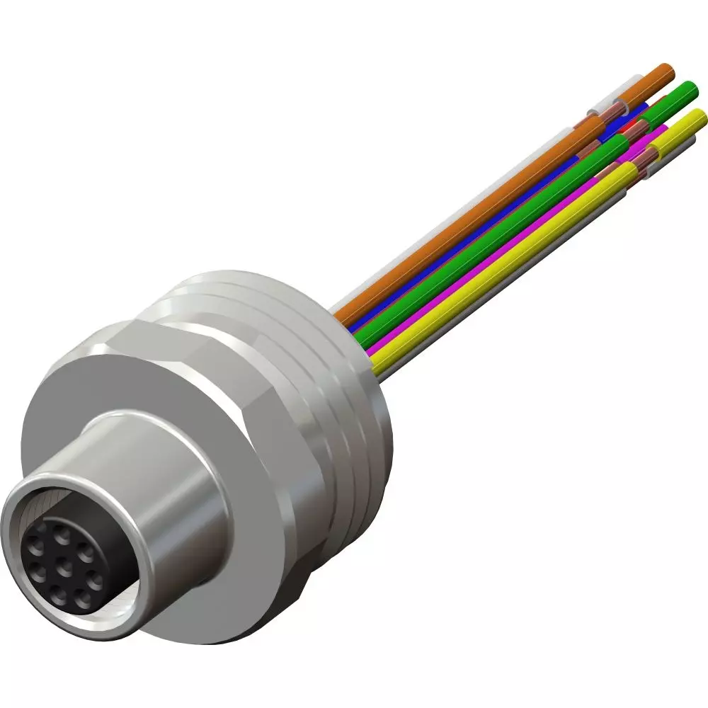 RS PRO Industrial Circular Connector Pre-Wired 60.0 V 3 Amp Gold Plated Straight, 2834993