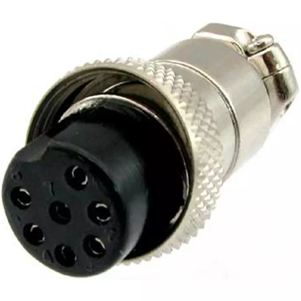 Kyoritsu Electronics Microphone Connector Solder Terminal, WTN-11-104/7P (MIC-7P)