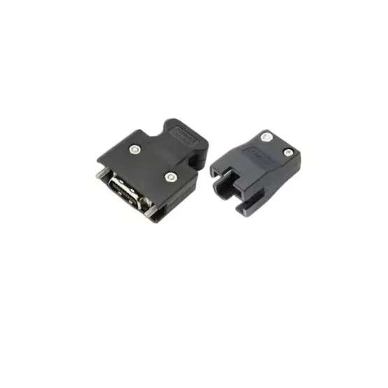 Delta Connector Encoder Type Black Color Metal & Plastic Body for Servo Motors, ASD-ABENO000