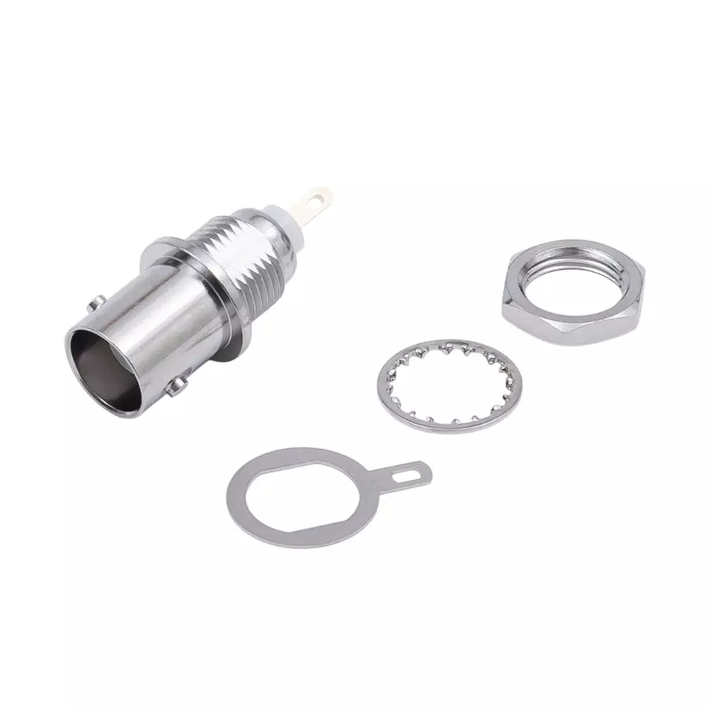 Tocone BNC Connector 50 Ω or 75 Ω Characteristic Impedance Nut-fastened panel receptacle Connector Shape, BNC-BRダイカスト