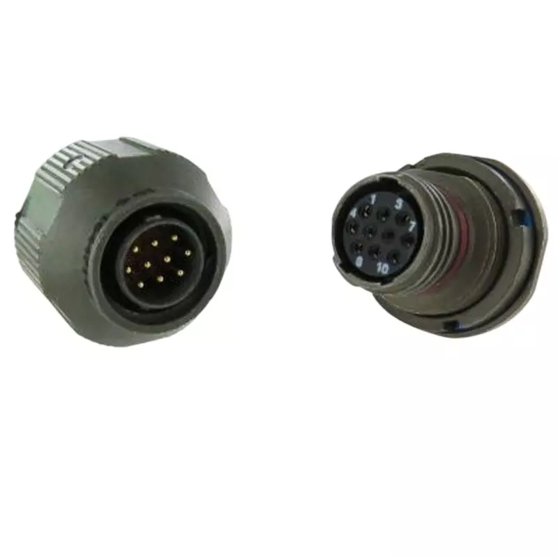 Amphenol Standard Circular Connector 10 Pole 9 Shell Size, 2M80500507M910SA