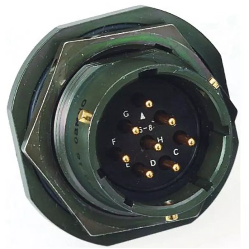 Amphenol Standard Circular Connector 6 Pole Male Contact, 62GB-56T10-06PW-760
