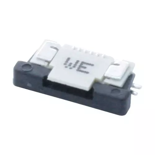 WURTH ELEKTRONIK FFC Board Connector 0.5 mm, R/A, Top, Ziif, 6Way, 68710614022