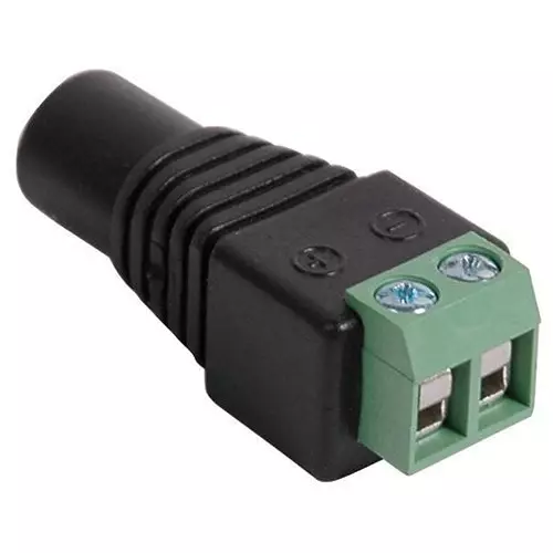 MULTICOMP PRO Inter Series Adapters CCTV ADAPTER, DC JACK- TERMINAL BLOCK, CT-DCPLUG-F (Pack of 5)