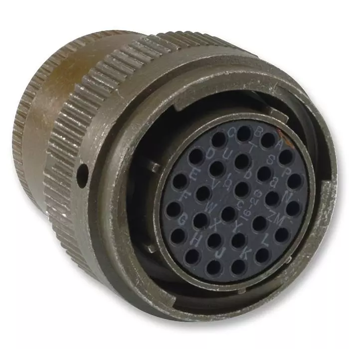 ITT CANNON Circular MIL Spec Equivalent Connectors CONNECTOR, CIRCULAR, SIZE 16, 8WAY, KPT06E16-8SX image 1