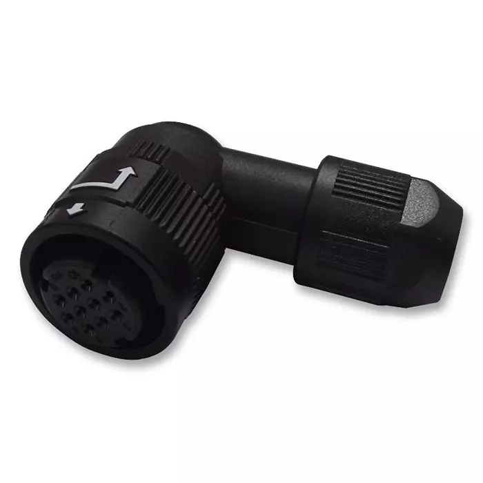 HIROSE(HRS) PLUG, SOCKET CNTS, R/A, IP67, 10WAY, HR34B-12WLPE-10S