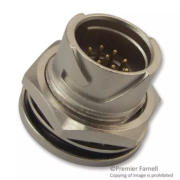 HIROSE(HRS) RECEPTACLE, MALE, 12 WAY, SIZE 10, THT, LF10WBRB-12PD