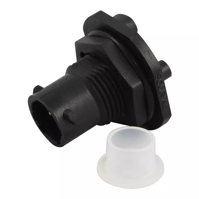 SOURIAU-SUNBANK / EATON CIRCULAR, RECEPTACLE, 2 WAY, JAM NUT, UTS78E2P