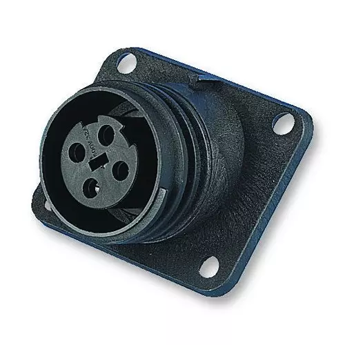 BULGIN LIMITED SOCKET, FLANGE, 4WAY, PX0941/04/S