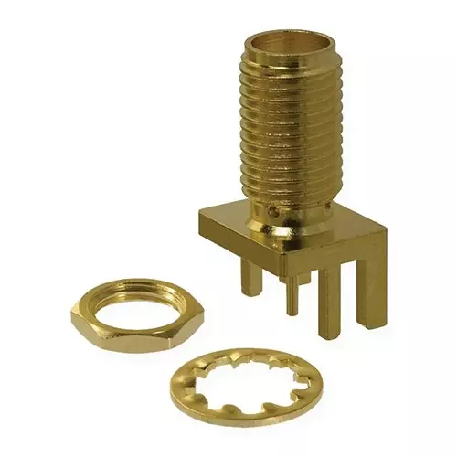 AMPHENOL RF RF Connectors RF COAXIAL, SMA, STRAIGHT JACK, 50 OHM, 132289