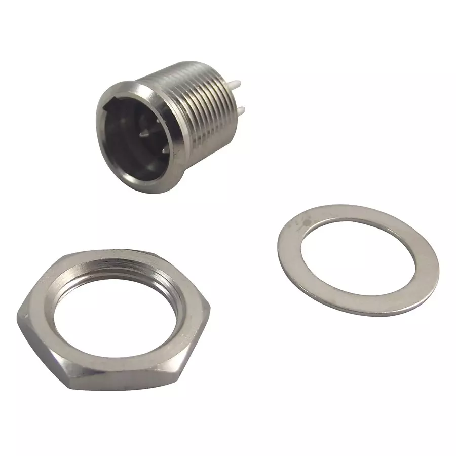 SWITCHCRAFT/CONXALL Plug, Tini, Q-G, Panel, 3Pole, TB3M