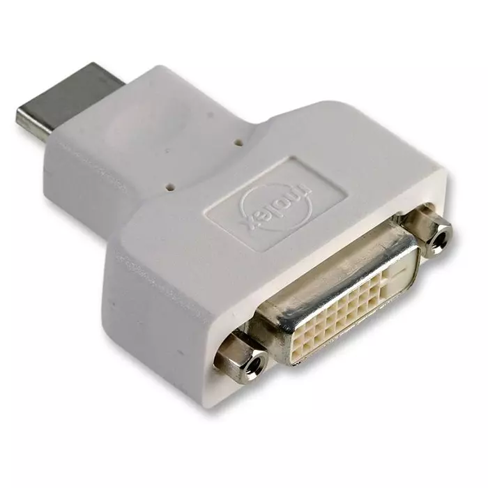 MOLEX DVI to HDMI Audio Video Adapters ADAPTER, HDMI PLUG-DVI-D RCPT 88764-2000