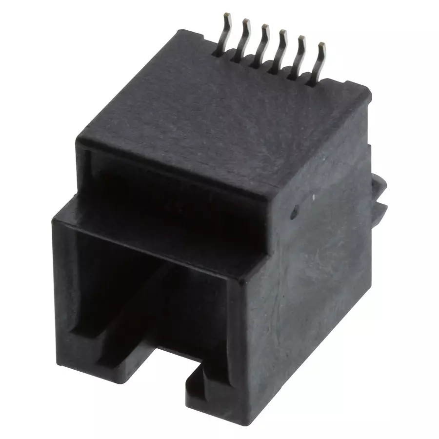 MOLEX Modular & Ethernet Connectors MODULAR CONN, JACK, 6P6C, 1PORT, SMT 95503-6671 (Pack of 5)