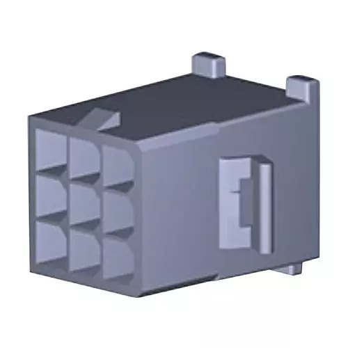 MOLEX Plug & Socket Connector Housings PLUG HOUSING, PA 66, 9POS, 4.8MM 15-31-1091 (Pack of 5)