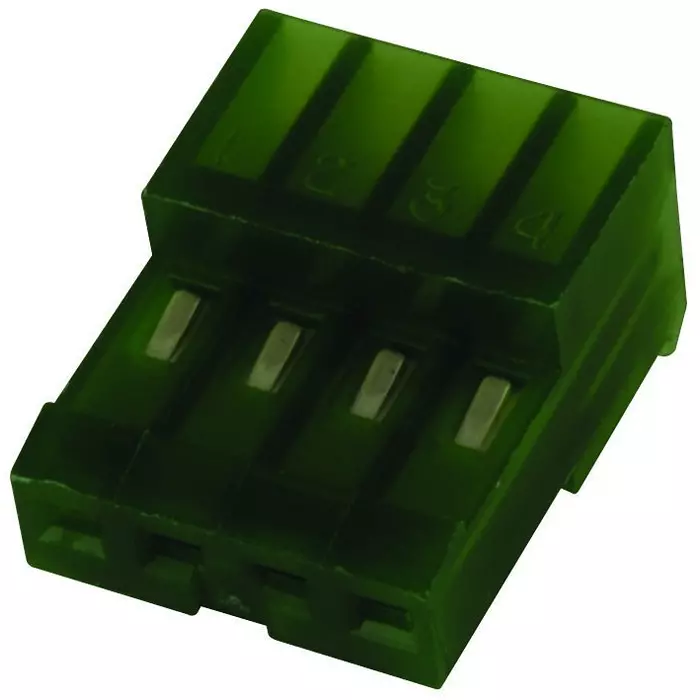 AMP - TE CONNECTIVITY CONNECTOR, RCPT, 4POS, 1ROW, 2.54MM, 3-640443-4 (Pack 10)