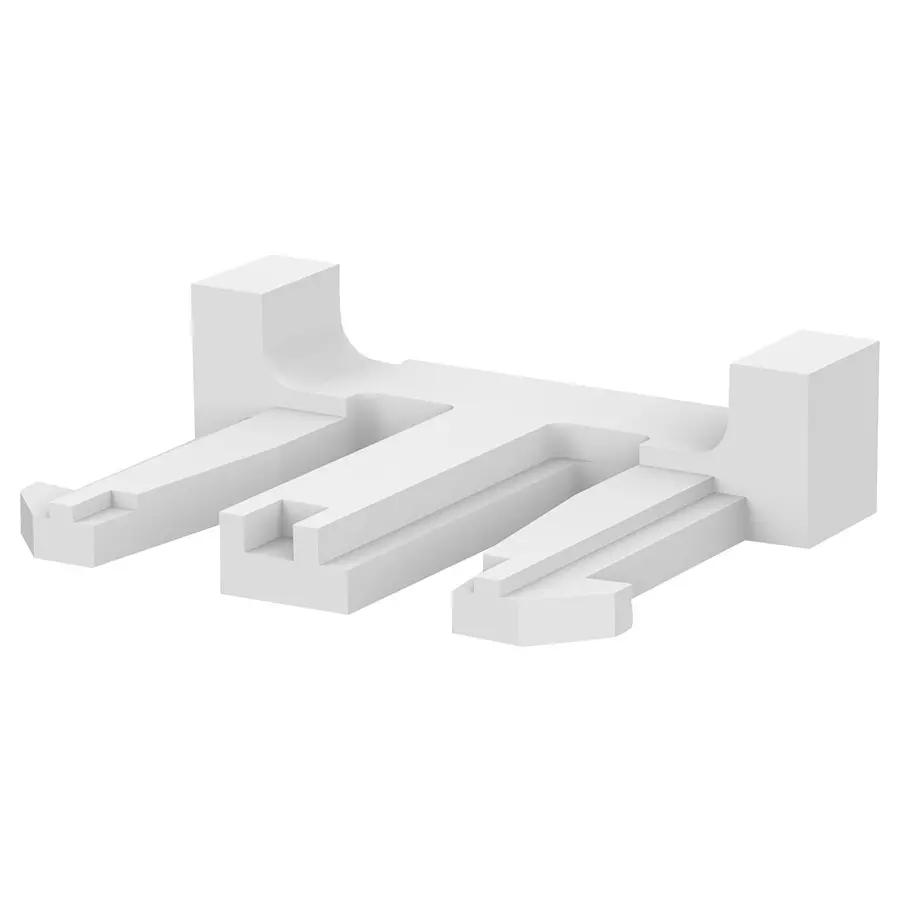 AMP - TE CONNECTIVITY DOUBLE LOCK PLATE, 3POS, NYLON, NATURAL, 917699-1 (Pack 100)