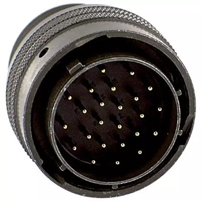 AMPHENOL INDUSTRIAL CIRCULAR CONNECTOR PLUG SIZE 20, 24POS, CABLE, PT06A-20-24P