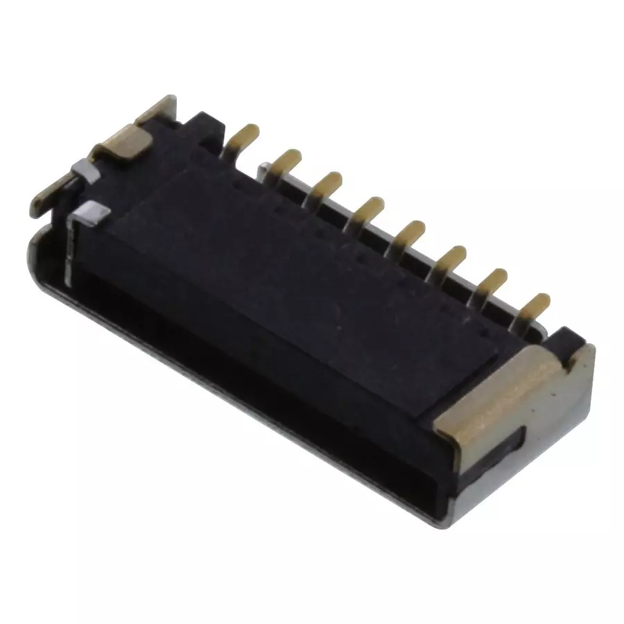 AMPHENOL COMMUNICATIONS SOLUTIONS CONNECTOR, TRANSFLASH CARD, 8POS, 10067099-200LF